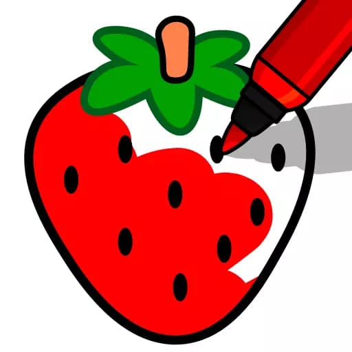 Fruits Coloring- Food Coloring