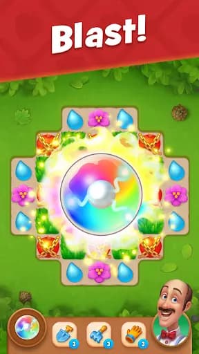 Gardenscapes screenshot