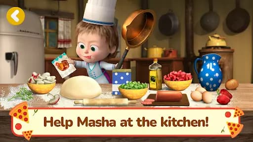 Masha and the Bear Pizza Maker screenshot
