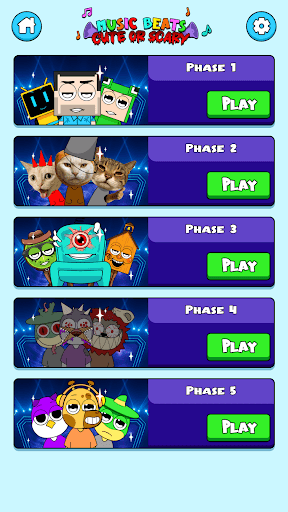 Music Beats: Cute or Scary screenshot