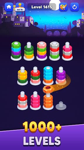 Nut Sort: Color Match Game screenshot