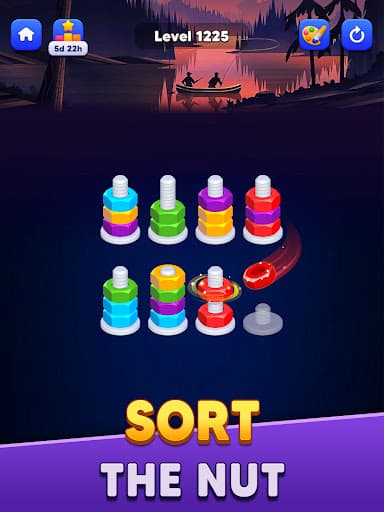 Nut Sort: Color Match Game screenshot