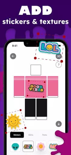 Skins Clothes Maker for Roblox screenshot