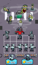 Merge War: Monster vs Cyberman screenshot