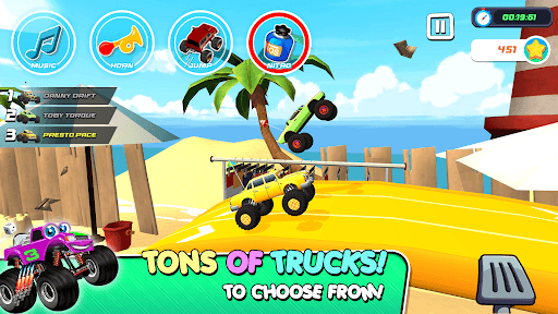 Monster Trucks Game for Kids 3 screenshot