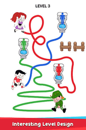 Toilet Rush Race: Draw Puzzle screenshot