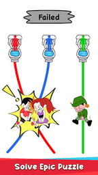 Toilet Rush Race: Draw Puzzle screenshot