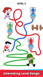 Toilet Rush Race: Draw Puzzle screenshot