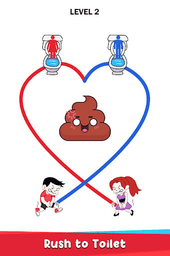 Toilet Rush Race: Draw Puzzle screenshot
